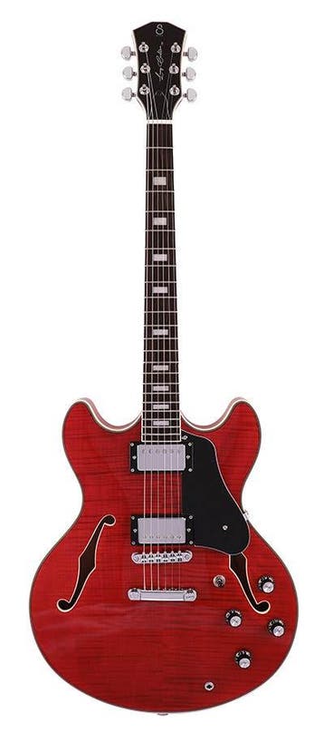 Sire H7/STR elektrische archtop gitaar see-through rood, Verzenden, Nieuw