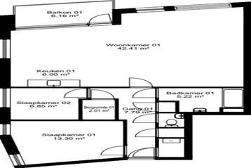 Appartement Joep Nicolasstraat in Roermond, Roermond, Via bemiddelaar, Limburg, Appartement