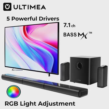 ULTIMEA Apollo S70 Ultra 7.1ch Soundbar met Draadloze Subwoo, Audio, Tv en Foto, Home Cinema-sets, Verzenden, Nieuw
