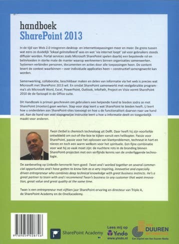 Handboek SharePoint 2013 9789059408746 Twan Deibel, Verzenden, Zo goed als nieuw, Twan Deibel
