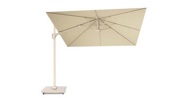 Challenger T2 premium parasol 300x300 cm sandstone champagne, Tuin en Terras, Parasols, Ophalen of Verzenden, Nieuw