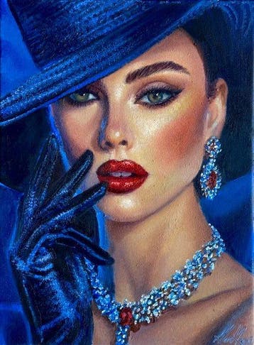 BarBeni (1981) - Eleganz in Blau, Antiek en Kunst