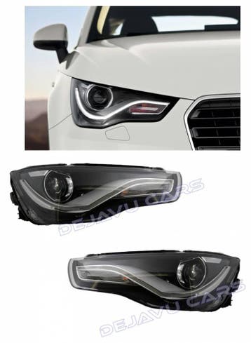 Bi Xenon look LED Koplampen voor Audi A1 8X, Auto diversen, Ophalen of Verzenden