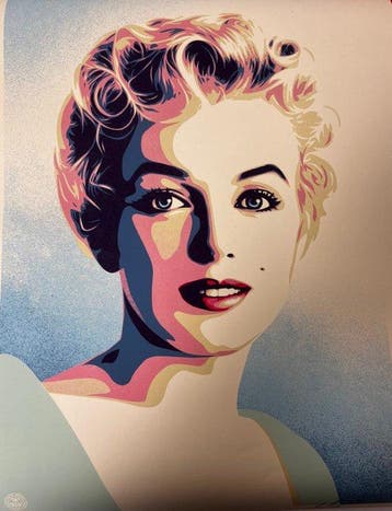 Shepard Fairey (OBEY) (1970) - Marilyn (