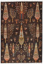 Afghan, Gabbeh, Uniek traditioneel tapijt met de hand, Huis en Inrichting, Nieuw