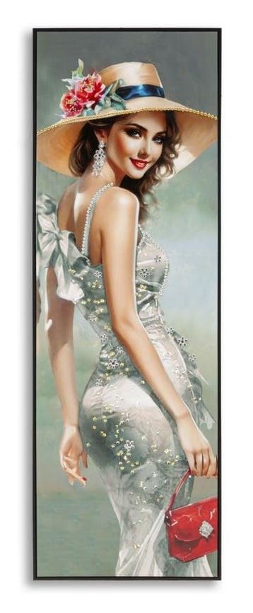 ELEGANT GELAKT CANVAS MET FRAME -H- CM 52X4,5X152, Ophalen of Verzenden, Nieuw