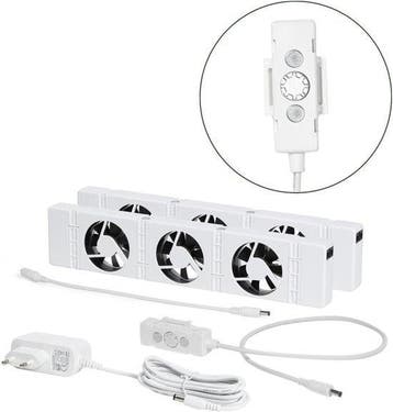 2dekans | SpeedComfort Radiator Ventilator Duo Set – 2x, Ophalen of Verzenden, Zo goed als nieuw