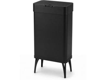 Five Stars® Sensor Prullenbak Op Pootjes - 60 Liter - RVS, Verzenden, Nieuw