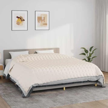 vidaXL Verzwaringsdeken 235x290 cm 11 kg stof, Verzenden, Nieuw