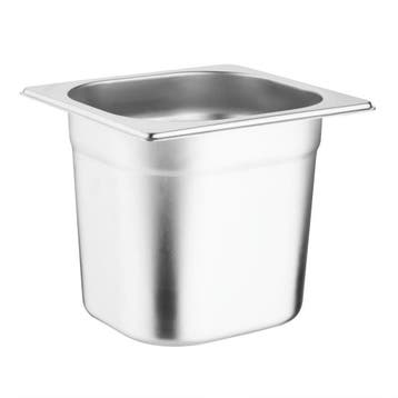 Vogue RVS GN 1/6 bakken 150mm diep met deksel (6 stuks), Verzenden, Nieuw