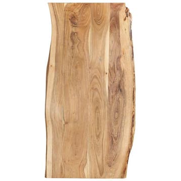 vidaXL Tafelblad 118x(50-60)x2,5 cm massief acaciahout, Verzenden, Nieuw