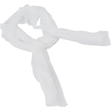 Zijden chiffon sjaal, afm 45x180 cm, 15 gr, 1 stuk, Nieuw