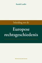 Boek Inleiding tot de Europese rechtsgeschiedenis 9789058679, Boeken, Verzenden, Zo goed als nieuw
