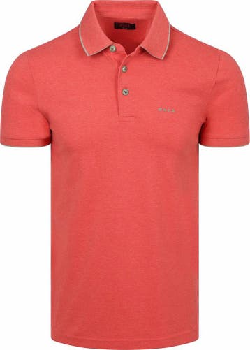 NZA Polo Henley Piqué Rood maat XL Heren, New Zealand Auckland, Verzenden, Rood, Maat 56/58 (XL)