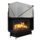 Inbouw Houtkachel Quattro 90 Links Glas Premium Edition, Huis en Inrichting, Kachels, Nieuw