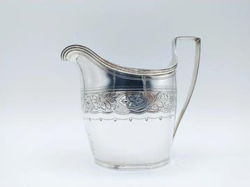 William Hall, Londen - Roomkan - .925 zilver, Antiek en Kunst, Antiek | Goud en Zilver