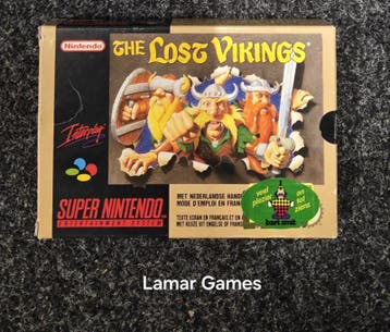 The lost vikings (SNES tweedehands game), Spelcomputers en Games, Ophalen of Verzenden, Zo goed als nieuw