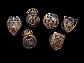 Draagspeld Vijf spelden/pins Spaanse voetbalclubs - Spanje -, Nieuw