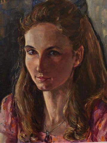 Escuela Impresionista Europea (XX) - Retrato de Dama, Antiek en Kunst