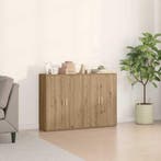 vidaXL Dressoir 2 pcs Artisan Eiken 60 x 31 x 84 cm Bewerkt, Verzenden, Nieuw, Overige houtsoorten, Minder dan 50 cm
