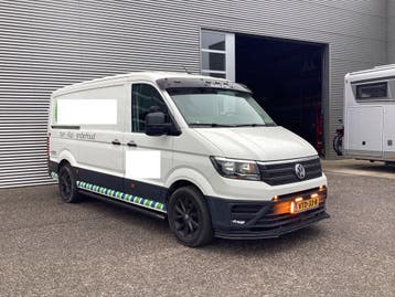 Volkswagen Crafter 2.0 TDI 175 pk L3H2 Gev.stoel/ 270Gr.deur, Stof, Gebruikt, Euro 6, Volkswagen