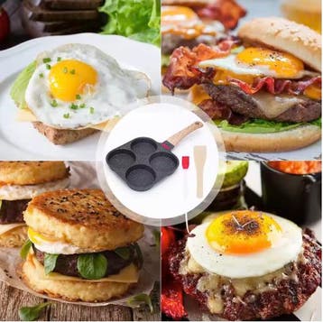 Mini Koekenpan Anti-aanbak voor Eieren en Pannenkoeken