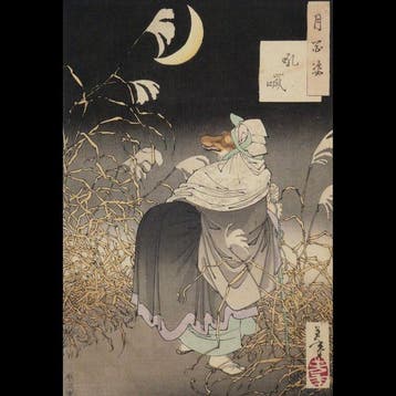 Tsukioka Yoshitoshi (, 1839–1892) Het geroep van de vos