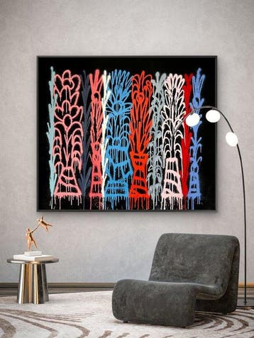 Nuno Barbedo (1983) - Growing senses (XL Size Painting)