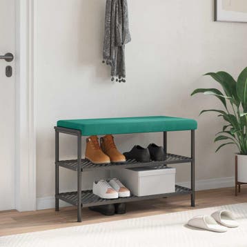 vidaXL Bankkussen fluweel Turquoise Diepte 35 cm, Verzenden, Nieuw