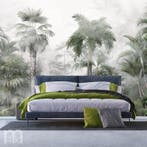 Jungle behang Tropical Forest P5, palmen behang, Verzenden, Jungle, botanisch, trendy, modern