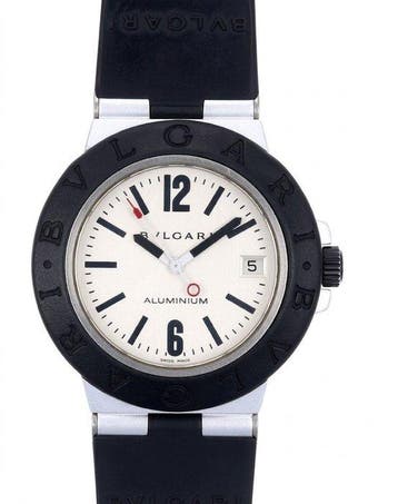 Bvlgari - Diagono Aluminium 38 mm - Zonder minimumprijs - AL, Nieuw