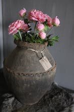 Brynxz zijden tak German Ranonkel peach/pink 54 cm, Ophalen of Verzenden, Nieuw