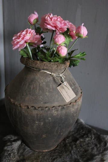 Brynxz zijden tak German Ranonkel peach/pink 54 cm, Ophalen of Verzenden, Nieuw