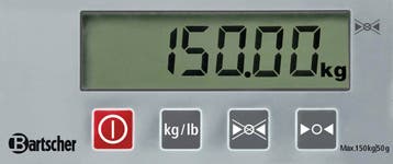 Bartscher Digitale weegschaal, 150 kg, 50 g, Zakelijke goederen, Ophalen of Verzenden, Nieuw in verpakking