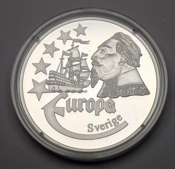 Zweden. Medal - Europe 1997 - 20g - (.999 silver) (Zonder
