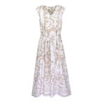 Louis and Mia • wit beige jurk • 36, Kleding | Dames, Jurken, Verzenden, Louis and Mia, Beige, Nieuw