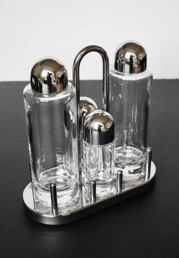 Alessi - Ettore Sottsass - Olie-en-azijnstelletje -