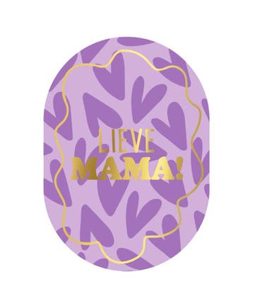 1 Enkele Wenskaart - lieve mama - moederdag  - liefde moeder, Ophalen of Verzenden, Nieuw