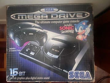 Sega - Mega Drive - Videogameconsole + games - In originele, Nieuw
