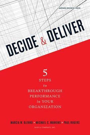 Decide and Deliver, Ophalen of Verzenden, Nieuw