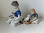 Bing & Grondahl - Figuur - Girl with Cat - Porselein