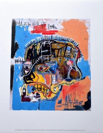 Jean-Michel Basquiat (1960-1988) - Untitled (Skull), Antiek en Kunst