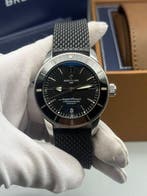 Breitling horlogeband 22MM zwart croco leer zonder gesp 743P - Juwelier