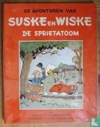 Suske en Wiske - De sprietatoom - 1951, Boeken, Stripboeken, Eén stripboek, Verzenden, Gelezen, Vandersteen, Willy.