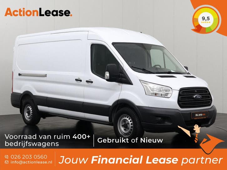 Ford Transit Koelwagen L3 H2 2016 Diesel Handgeschakeld, Auto's, Ford, Te koop, Zwart, Handgeschakeld, Financial lease, BTW verrekenbaar