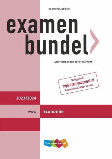 Examenbundel vwo Economie 20232024 9789006648539, Verzenden, Zo goed als nieuw
