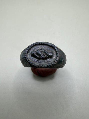 Oud-Romeins Brons Vingerring - rechtergewricht
