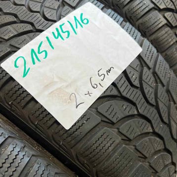2 x Bridgestone Blizzak LM-32 215-45-16 10BWinterbanden 6..., 16 inch, Band(en), Personenwagen, Gebruikt