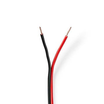 Luidsprekerkabel op rol | 100 meter, Verzenden, Nieuw