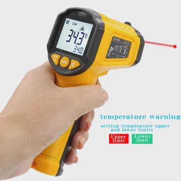 HYTAIS TS380/TS600 Infrarood Thermometer - Contactloze Tempe, Doe-het-zelf en Verbouw, Verzenden, Nieuw